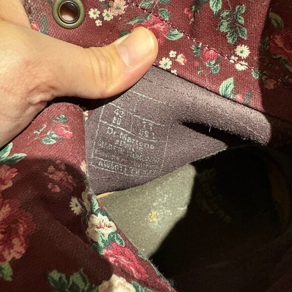 Dr Martens 1914 Triumph Aimilita Floral Fold Over Boots - Women's Size 11 - Picture 9 of 9